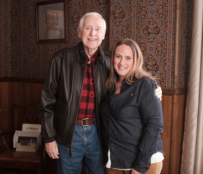 April McLaughlin and client